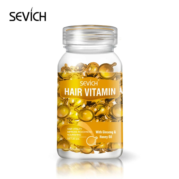 30Pcs Hair Vitamin Keratin Complex Oil Smooth Silky Hair Mask Repair Damaged Hair Serum Moroccan anti Hair Loss Agent Oil