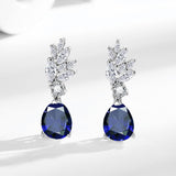 Pierścionek Niebieski, w Kolorze Szafirowym